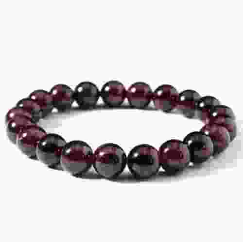 Red Garnet Stretchable Bracelet 