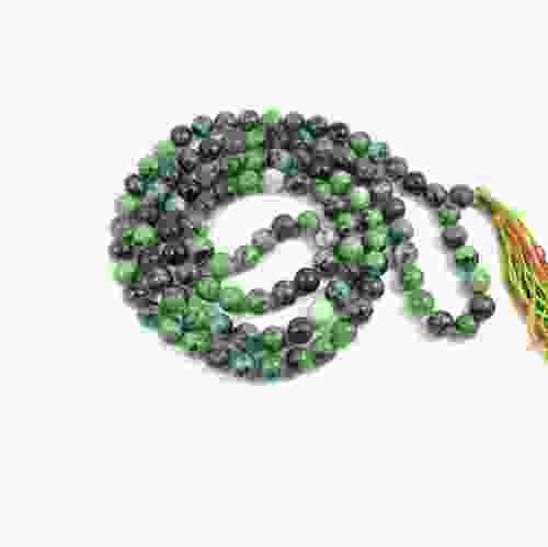 Ruby Zoisite Tasbih Beads Mala