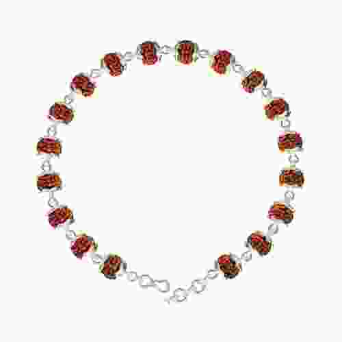 Rudraksha Silver Bracelet