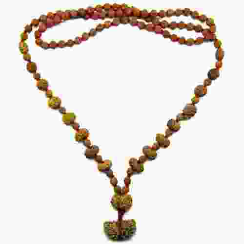 Certified Siddha Natural 1-14 Mukhi Indonesian Rudraksha Mala