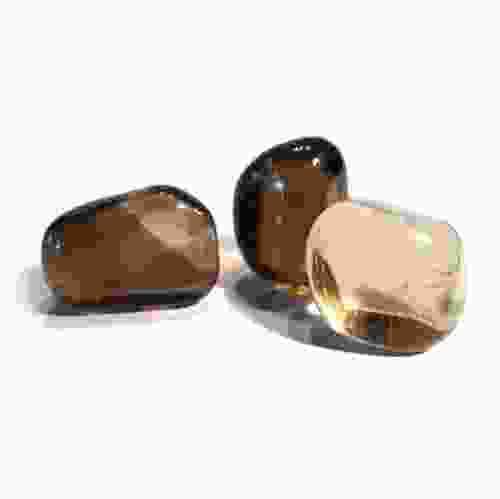 Natural Smoky Quartz Tumble Healing Crystals (3 Pcs) 