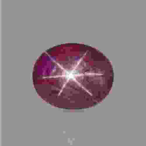 Star Ruby (Asteriated) Certified Natural  - 11.37 Carat
