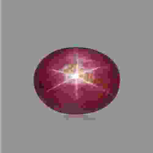 Star Ruby (Asteriated) Certified Natural  - 9.24 Carat
