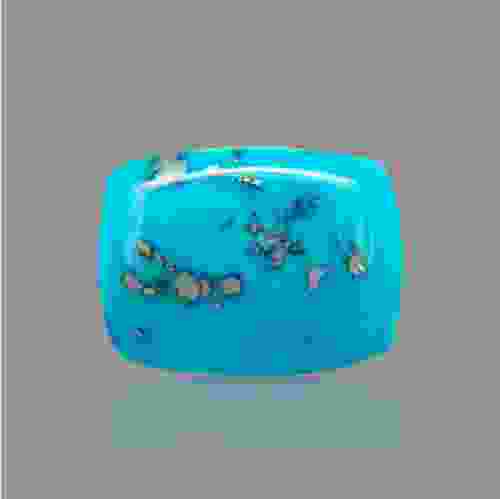 Turquoise (Firoza) Irani - 10.94 Carat (12.25 Ratti)
