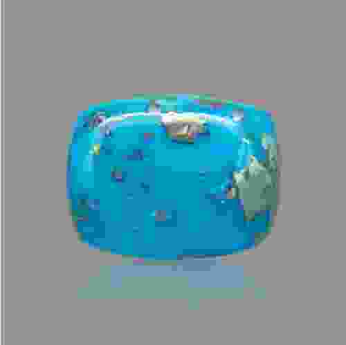 Turquoise (Firoza) Irani - 11.05 Carat (12.25 Ratti)