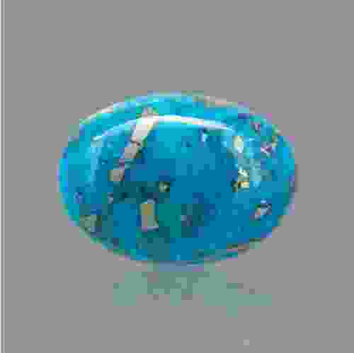 Turquoise (Firoza) Irani- 7.09 Carat (7.90 Ratti)