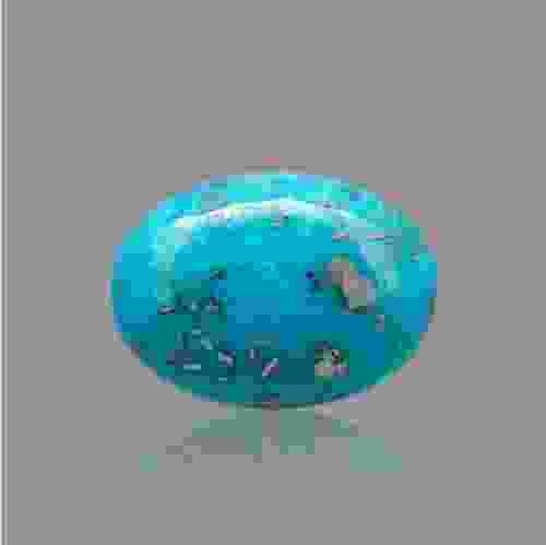 Turquoise (Firoza) Irani- 6.84 Carat (7.50 Ratti)