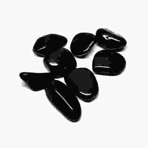 Natural Black Tourmaline Tumble Healing Crystals (8 Pcs)