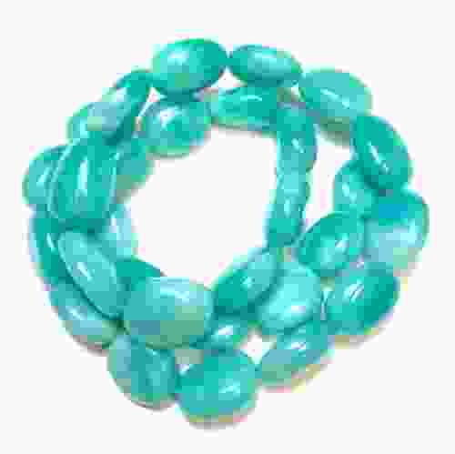 Amazonite Tumble Beads Stretchable Bracelet 