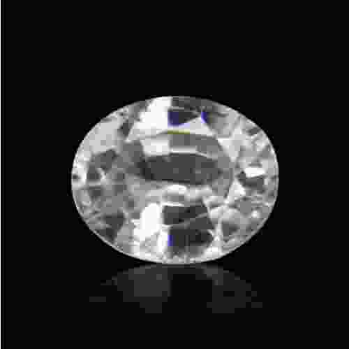 Natural Ceylon White Zircon 3.46 Carat/ 3.85 Ratti 