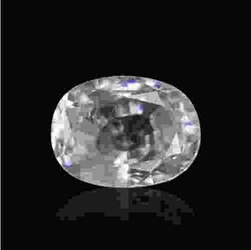 Natural Ceylon White Zircon 5.02 Carat/ 5.57 Ratti 