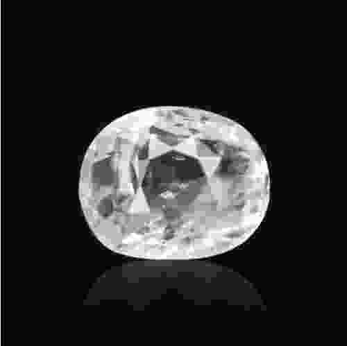 White Sapphire Natural Ceylon  - 5.02 Carat (5.50 Ratti)