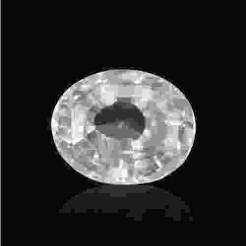White Sapphire Natural Ceylon  - 6.46 Carat (7.25 Ratti)