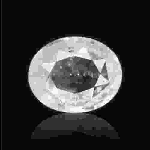 White Sapphire  - 5.68 Carat (6.25 Ratti)