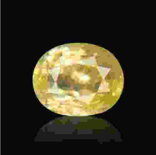 Yellow Sapphire (Pukhraj) Sri Lanka - 6.69 Carat (7.50 Ratti)