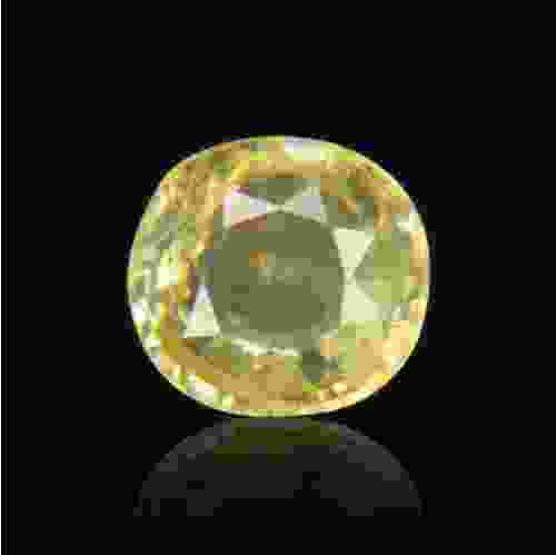 Yellow Sapphire (Pukhraj) Sri Lanka - 5.81 Carat (6.50 Ratti)