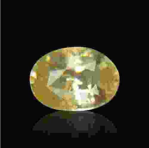 Yellow Sapphire (Pukhraj) Sri Lanka - 5.49 Carat (6.25 Ratti)