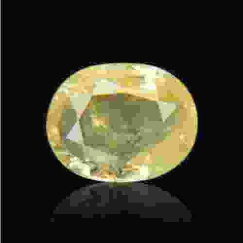 Yellow Sapphire (Pukhraj) Sri Lanka - 4.43 Carat (5.00 Ratti)