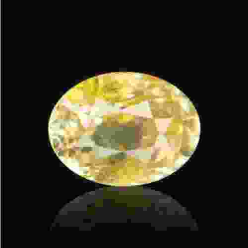 Yellow Sapphire (Pukhraj) Sri Lanka - 5.04 Carat (5.50 Ratti)