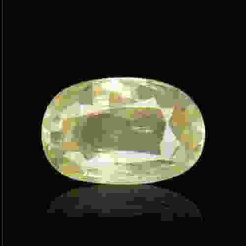 Yellow Sapphire (Pukhraj) Sri Lanka - 4.19 Carat (4.50 Ratti)