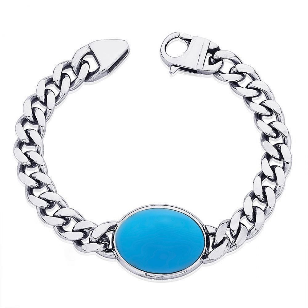 Natural Turquoise Firoza Bracelet In Silver You can wear it securely around your wrist. natural turquoise firoza bracelet in silver