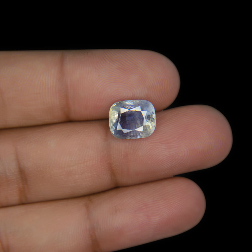 Neelambari (Bi-Color Sapphire)  - 6.43 Carat (7.25 Ratti)