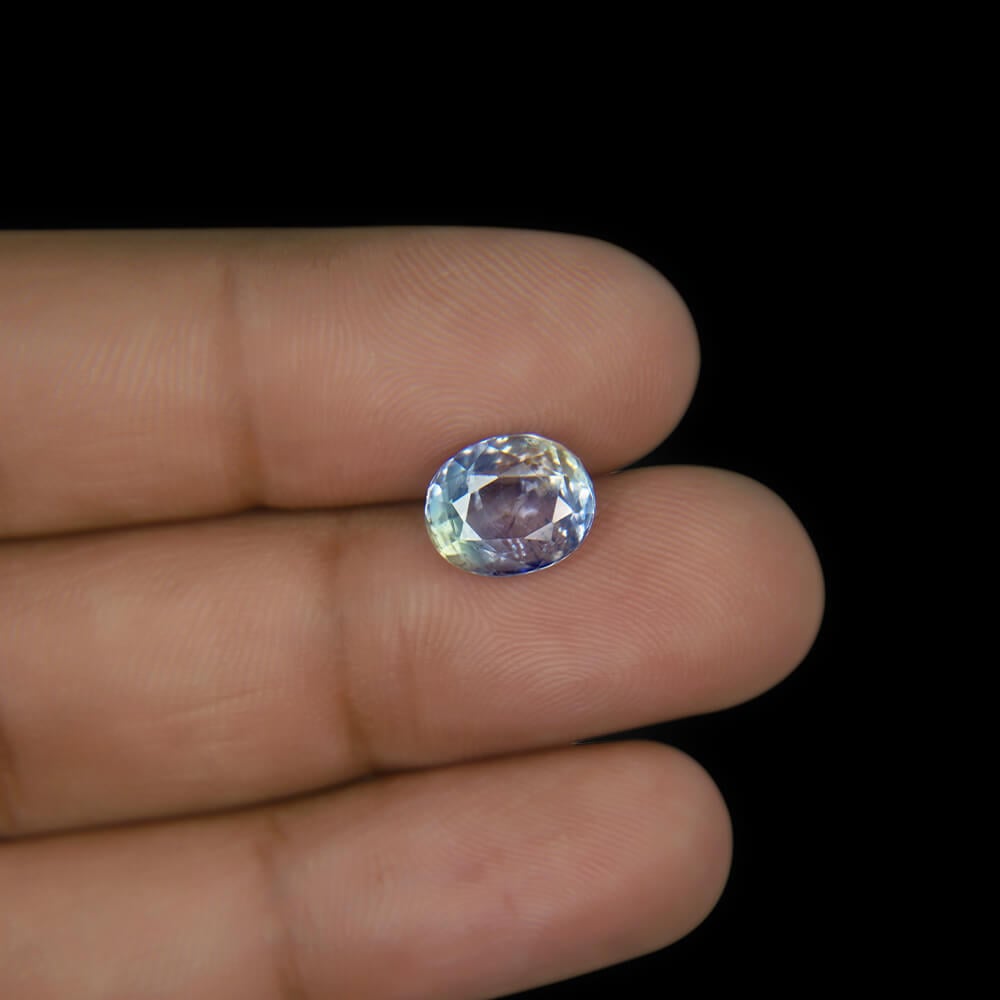 Neelambari (Bi-Color Sapphire)  - 4.91 Carat (5.50 Ratti)