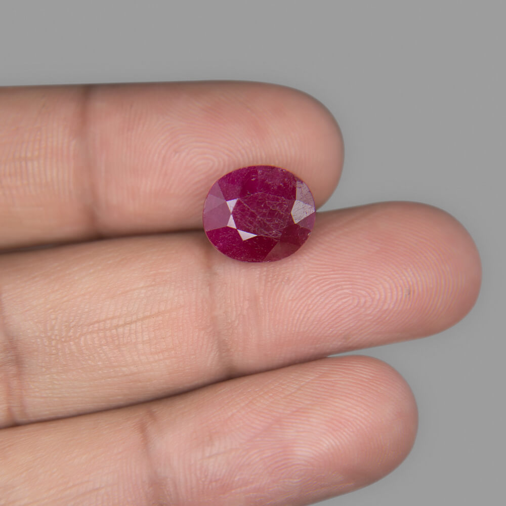 Ruby Mozambique - 6.45 Carat (7.25 Ratti)