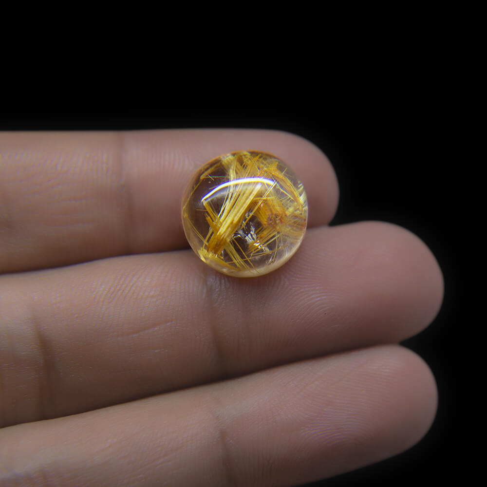 Golden Rutilated Quartz - 13.57 Carat