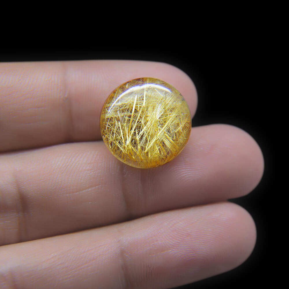Golden Rutilated Quartz - 15.37 Carat