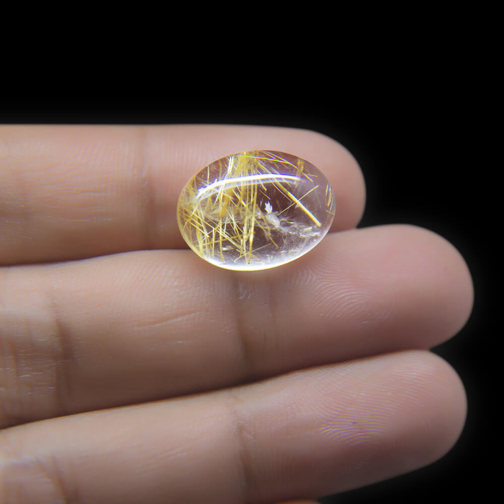 Golden Rutilated Quartz - 13.71 Carat