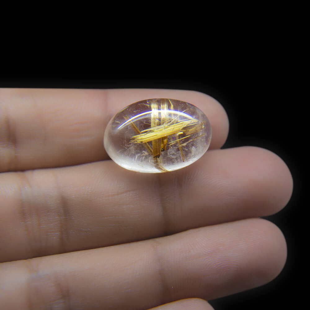 Golden Rutilated Quartz - 28.33 Carat
