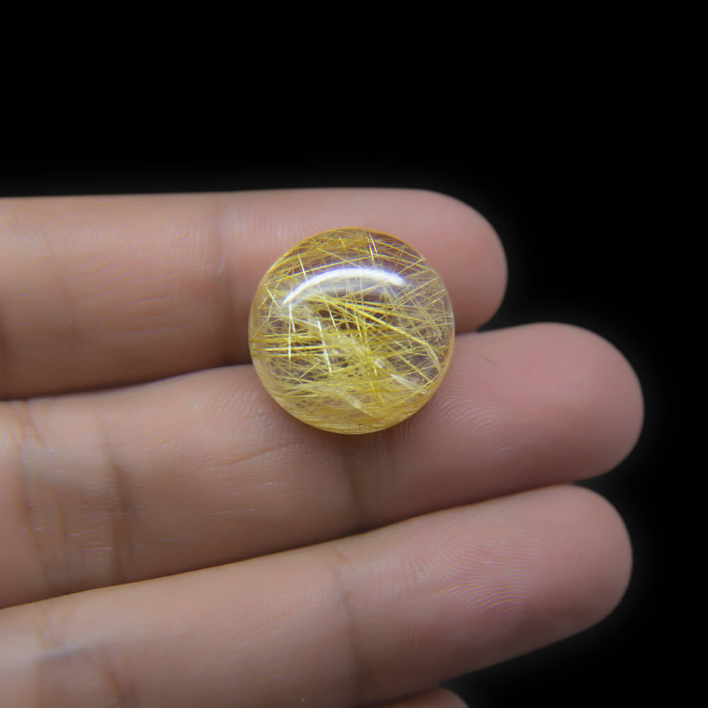 Golden Rutilated Quartz - 19.50 Carat