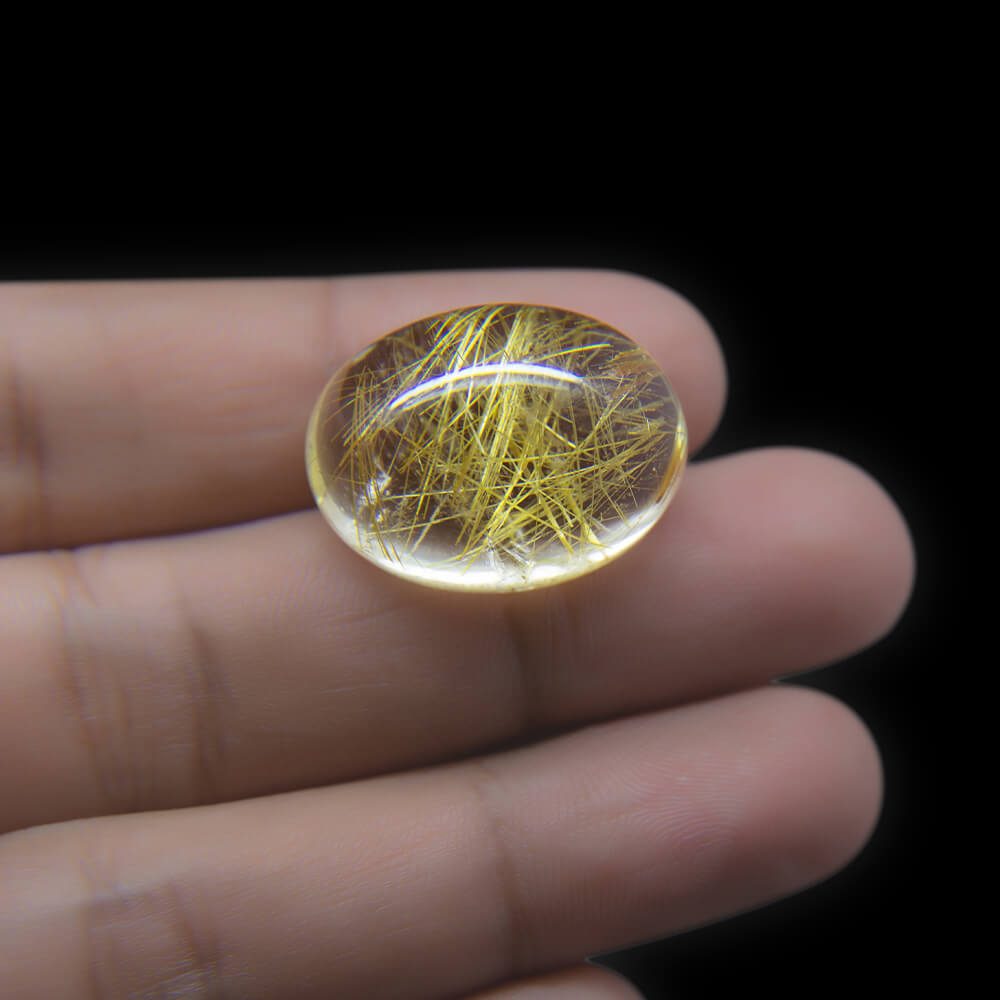 Golden Rutilated Quartz - 41.21 Carat
