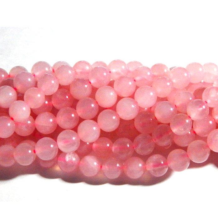 Rose Quartz AAA Quality Beads String - 14 Inch