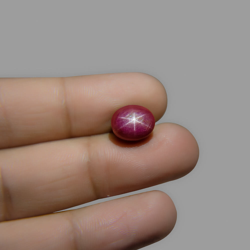 Star Ruby (Asteriated) Certified Natural  - 9.24 Carat