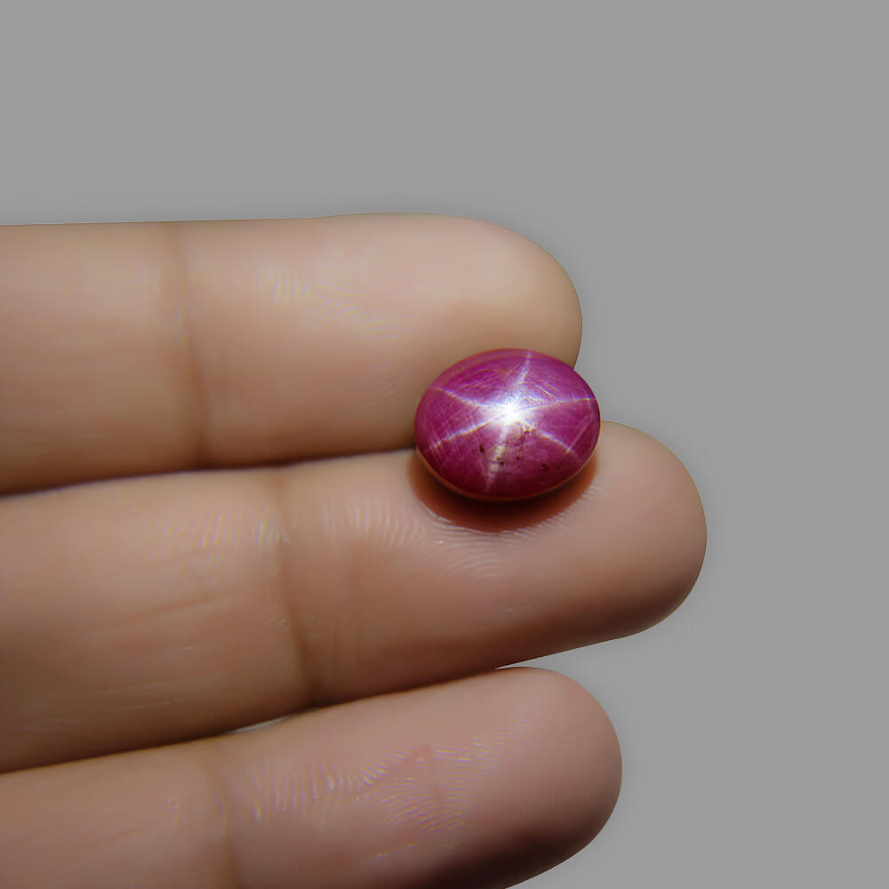 Star Ruby (Asteriated) Certified Natural  - 10.60 Carat