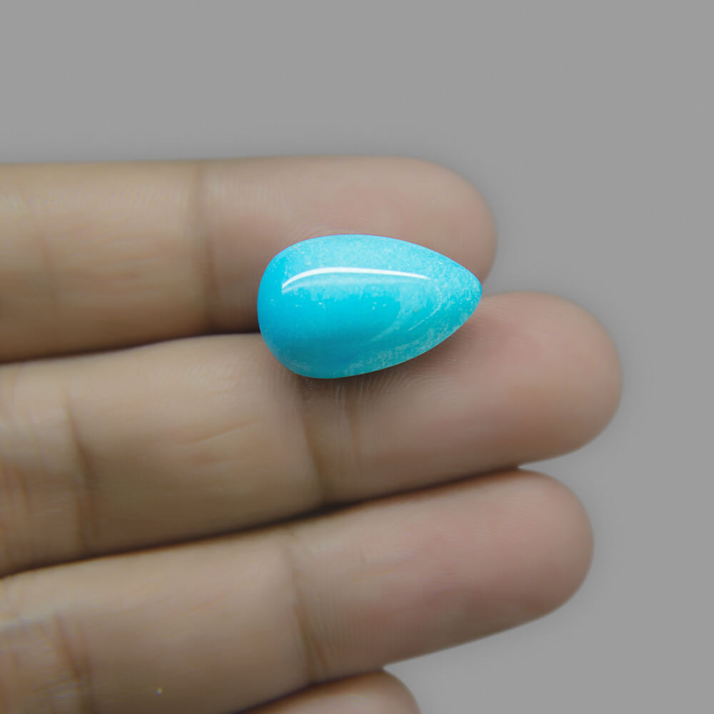 Turquoise (Firoza) - 12.78 Carat (14.25 Ratti)