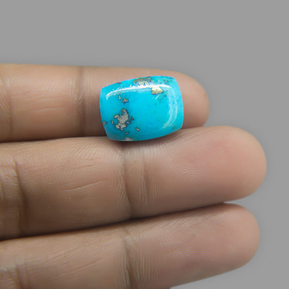 Turquoise (Firoza) Irani - 11.20 Carat (12.40 Ratti)