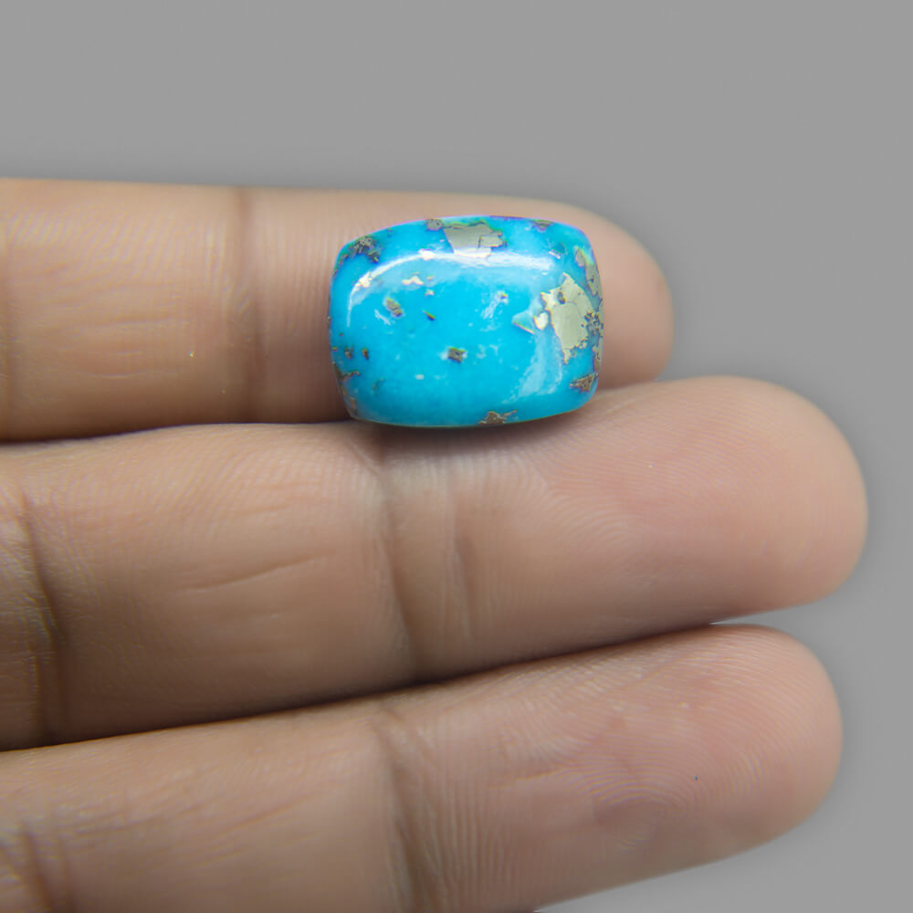 Turquoise (Firoza) Irani - 11.05 Carat (12.25 Ratti)