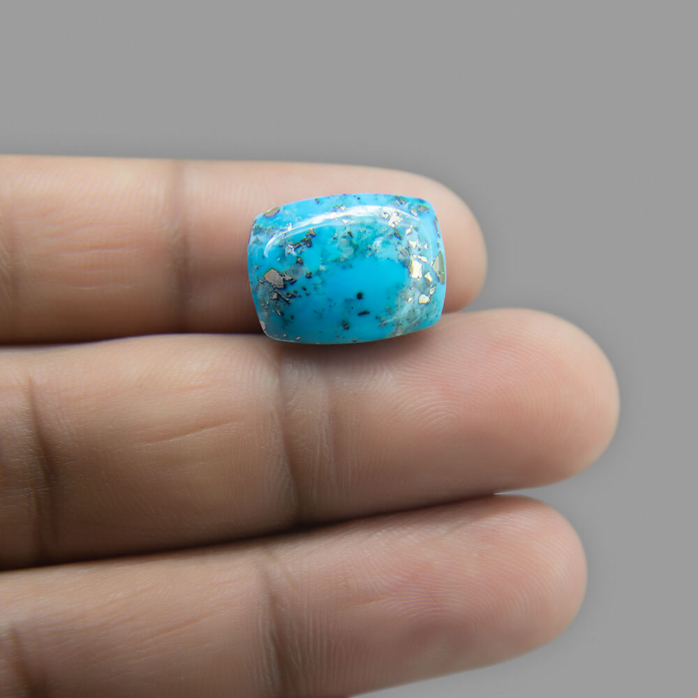 Turquoise (Firoza) Irani - 10.86 Carat (12.00 Ratti)