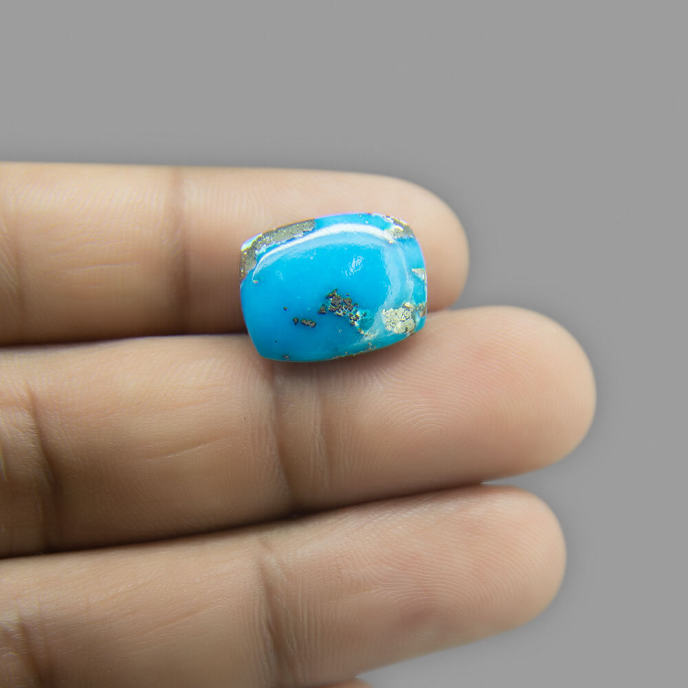 Turquoise (Firoza) Irani - 11.52 Carat (12.80 Ratti)