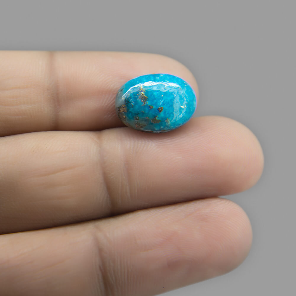Turquoise (Firoza) Irani- 5.83 Carat (6.50 Ratti)