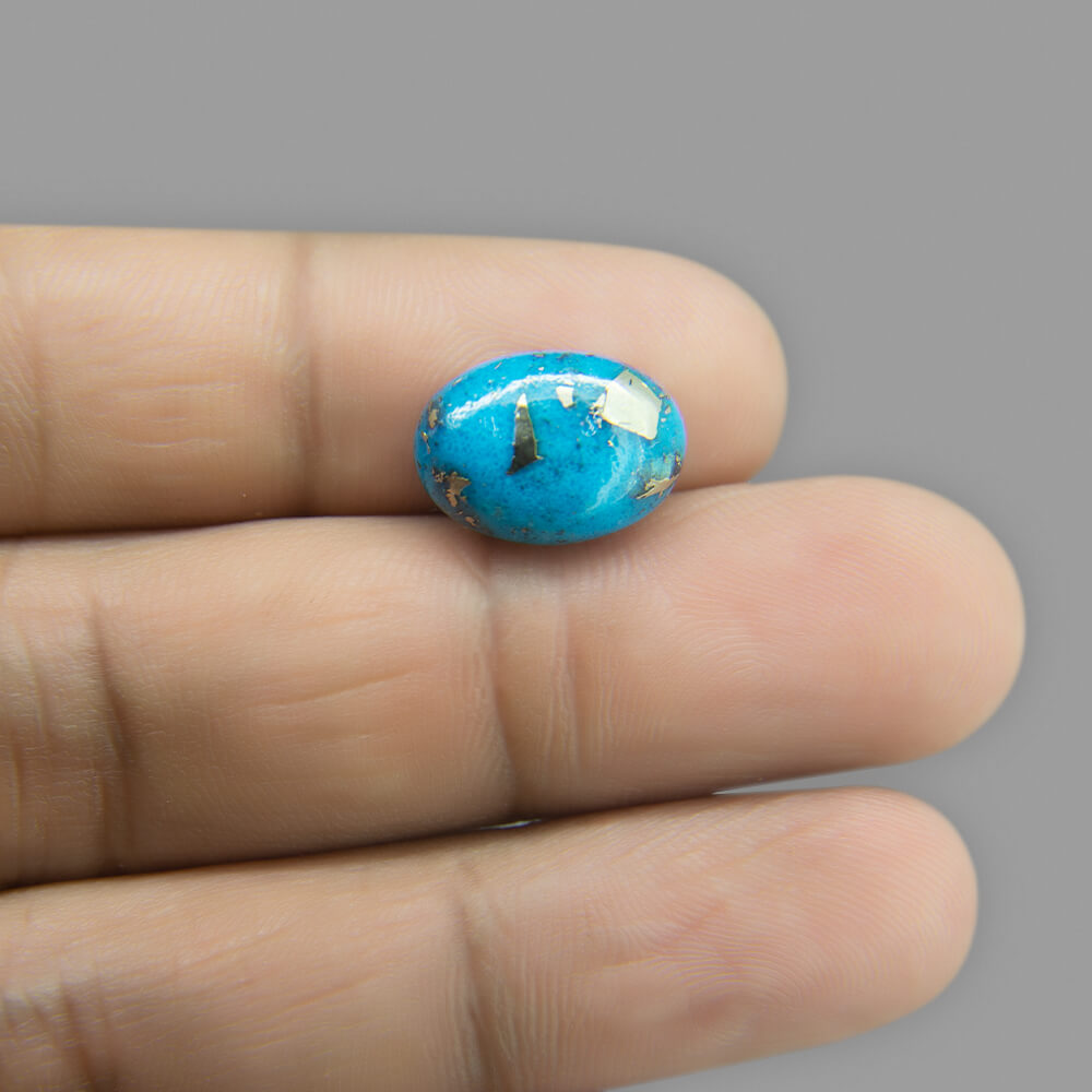 Turquoise (Firoza) Irani- 5.93 Carat (6.50 Ratti)