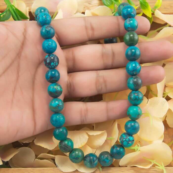 Turquoise (Firoza) Tibetan Tasbih Beads Mala