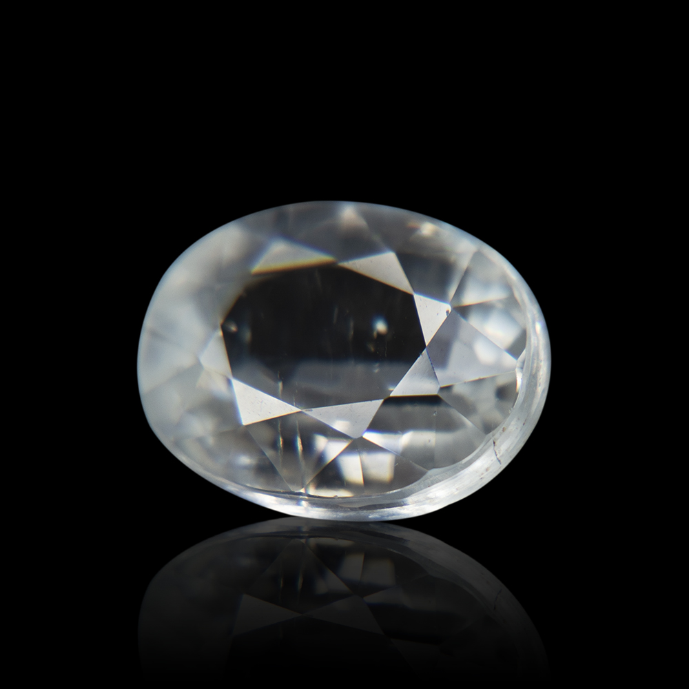 Natural Ceylon White Zircon 10.00 Carat/ 11.10 Ratti 