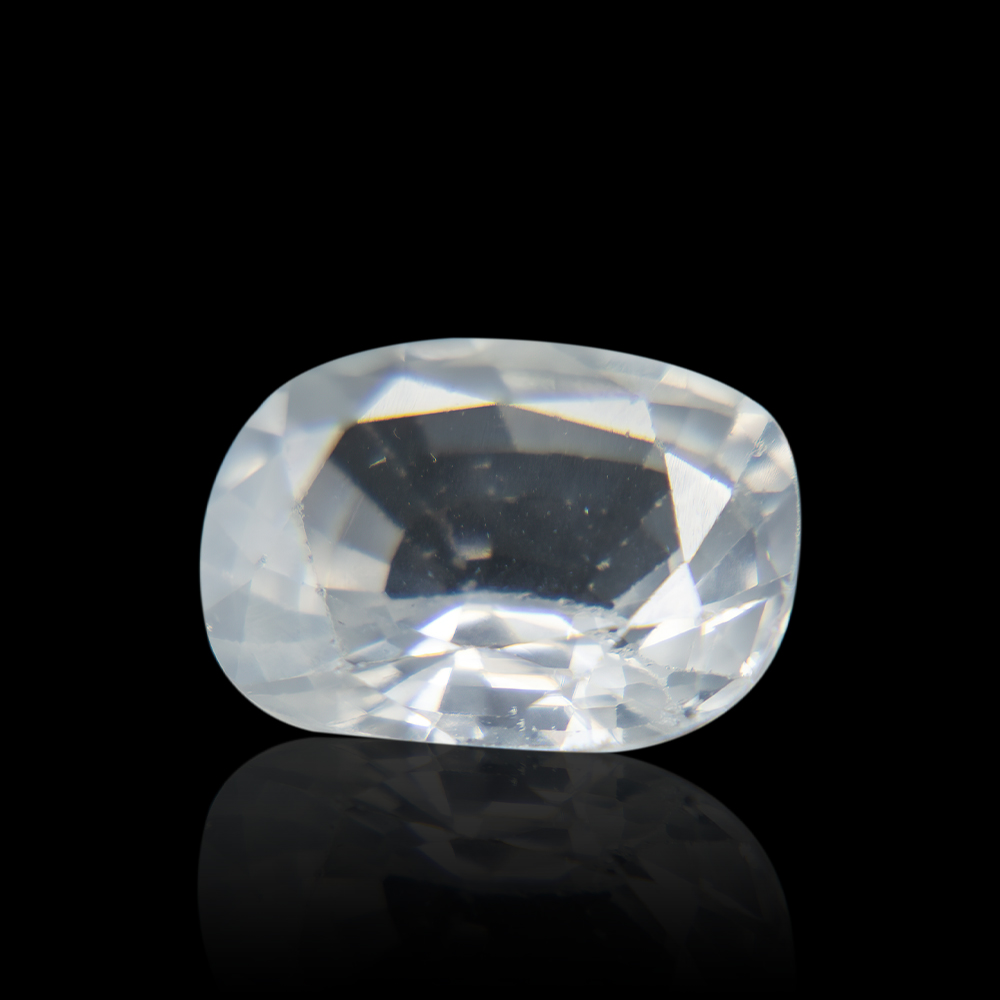 Natural Ceylon White Zircon 5.12 Carat/ 5.68 Ratti 