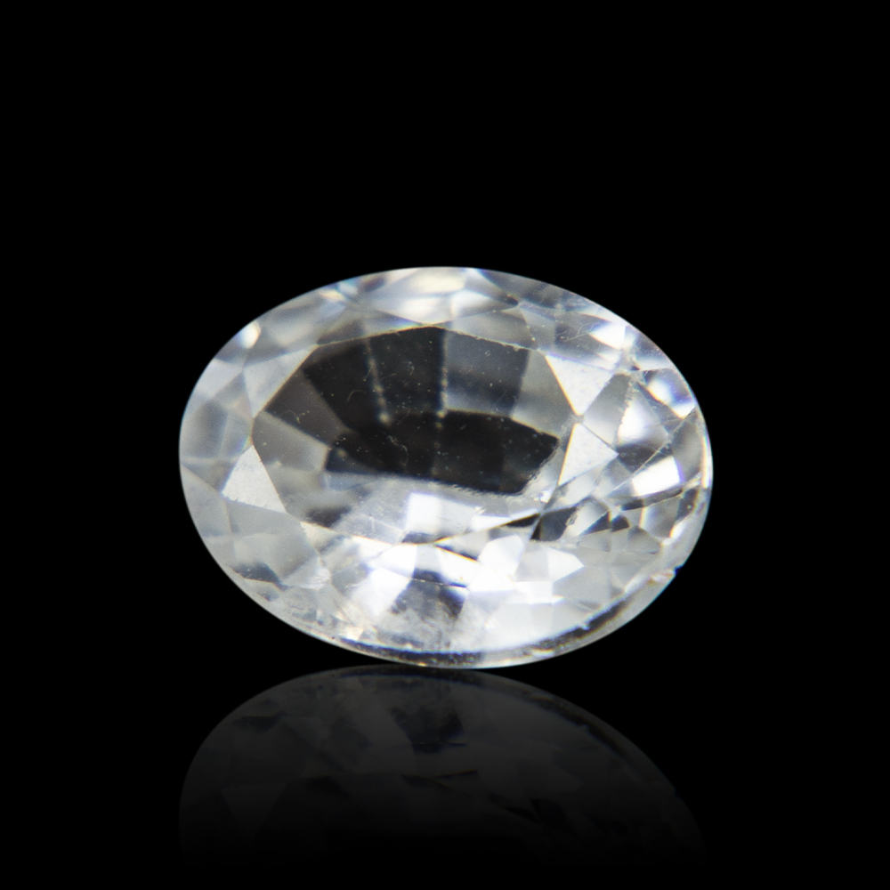 Natural Ceylon White Zircon 3.46 Carat/ 3.85 Ratti 