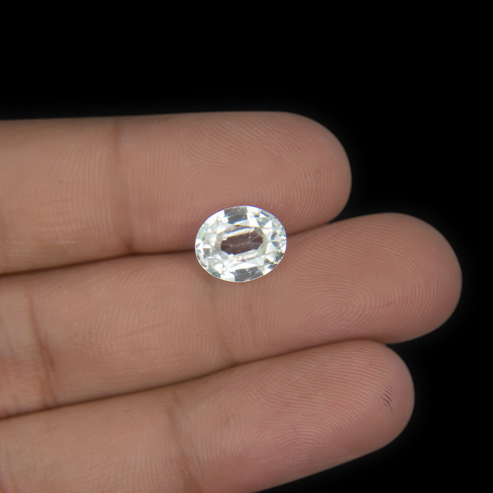 White Zircon Natural Ceylon  - 4.50 Carat (5.00 Ratti)
