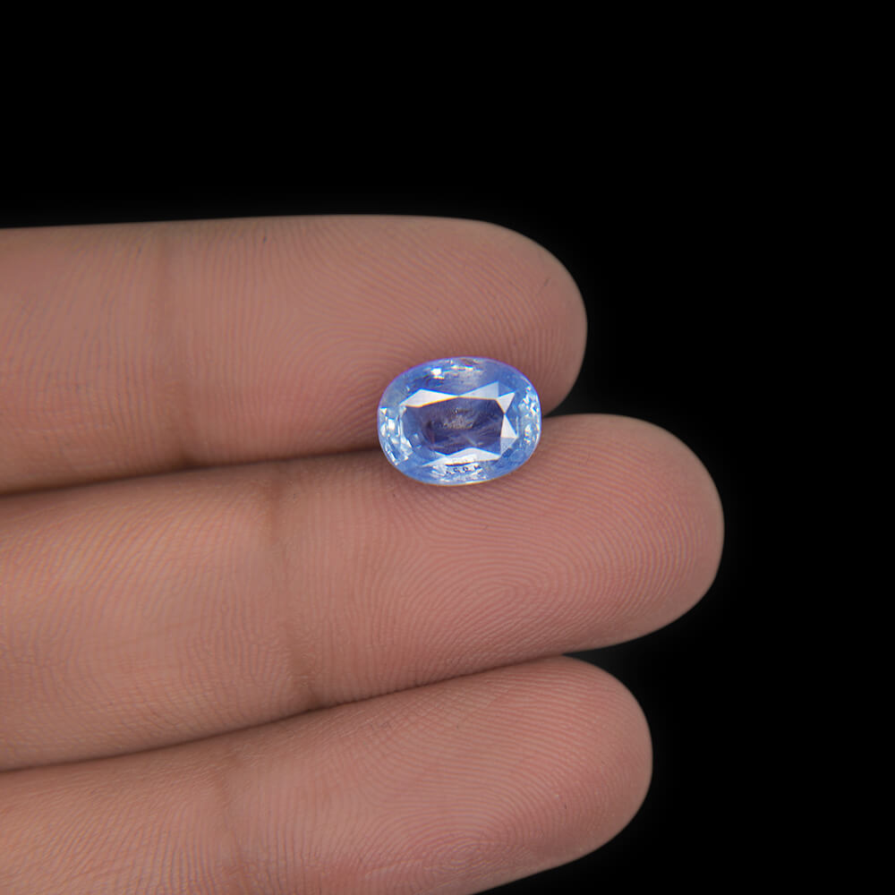 Blue Sapphire (Neelam) Sri Lanka- 4.96 Carat (5.50 Ratti)